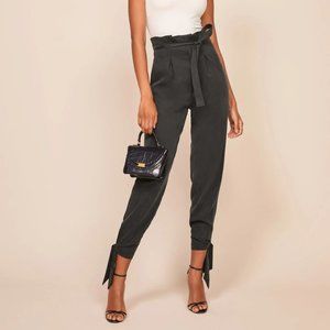 Reformation Avalon Ankle Paperbag Pant